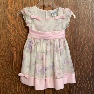 Sugar Plum girls floral spring Easter dress size 4